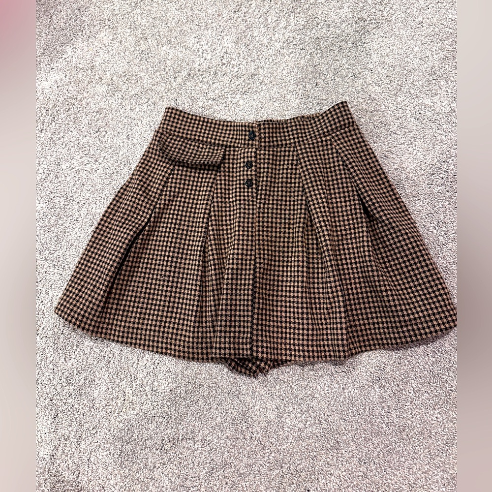 Zara Kids Plaid Skort
